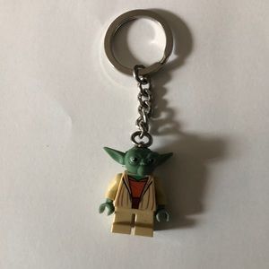 Yoda lego key chain
